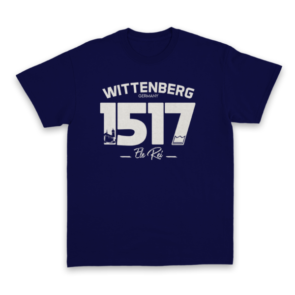 Camiseta Masculina Ele Rei - Wittenberg 1517 - Imagem 2