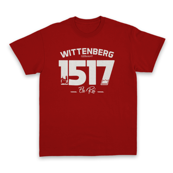Camiseta Masculina Ele Rei - Wittenberg 1517 - Imagem 5