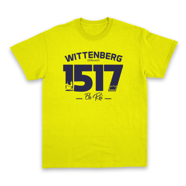 Camiseta Masculina Ele Rei - Wittenberg 1517 - Imagem 4