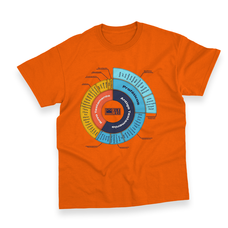 Camiseta Masculina Ele Rei – A Bíblia (66 Livros) - Imagem 10