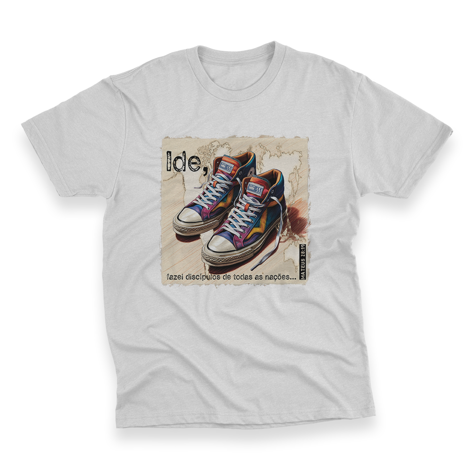 Camiseta Plus Size Ele Rei – Mateus 28:19 - Imagem 4