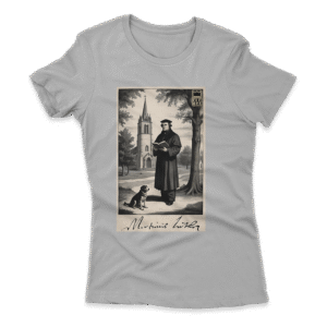 Camiseta Feminina Ele Rei – Lutero Signature Nº1