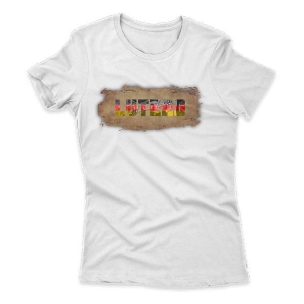 Camiseta Feminina Ele Rei – Lutero Signature Nº2