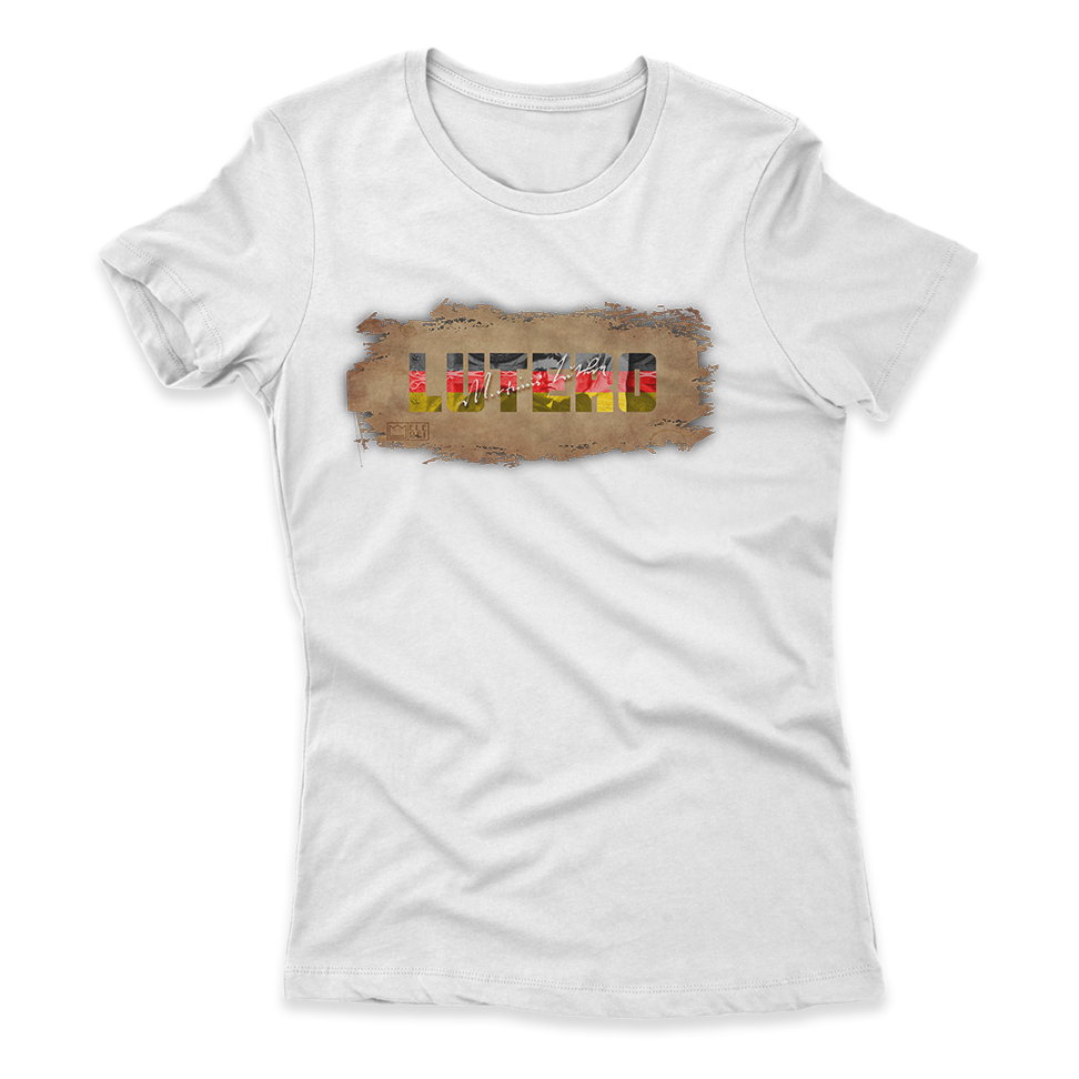 Camiseta Feminina Ele Rei – Lutero Signature Nº2