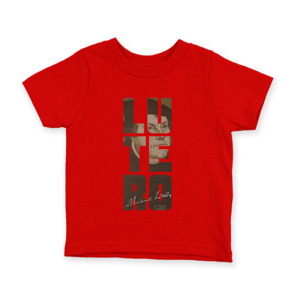 Camiseta Infantil Ele Rei – Lutero Signature Nº3