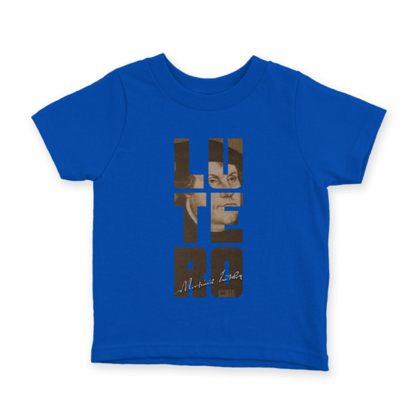 Camiseta Infantil Ele Rei – Lutero Signature Nº3 - Imagem 2