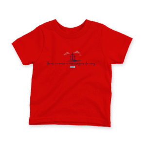 Camiseta Infantil Ele Rei – Sim, Eu Amo a Mensagem da Cruz...