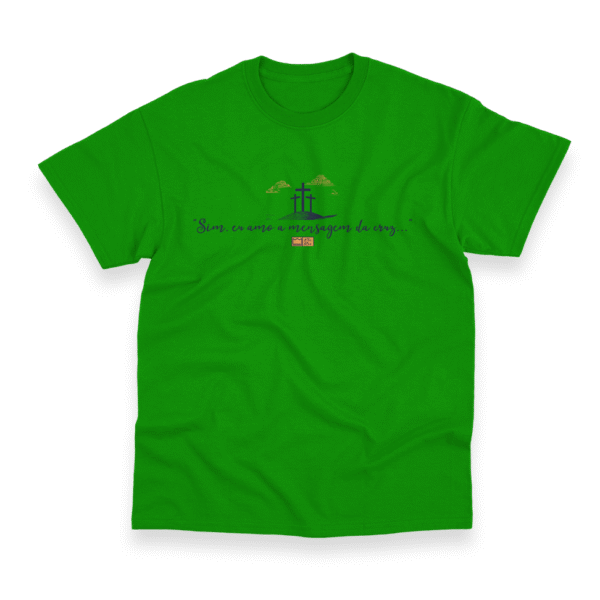 Camiseta Masculina Ele Rei – Sim, Eu Amo a Mensagem da Cruz... - Imagem 9