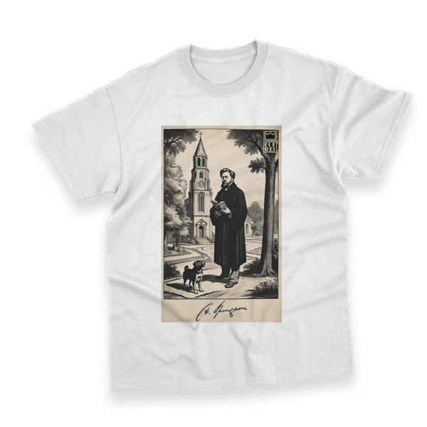 Camiseta Masculina Ele Rei – Spurgeon Signature Nº1 - Imagem 3