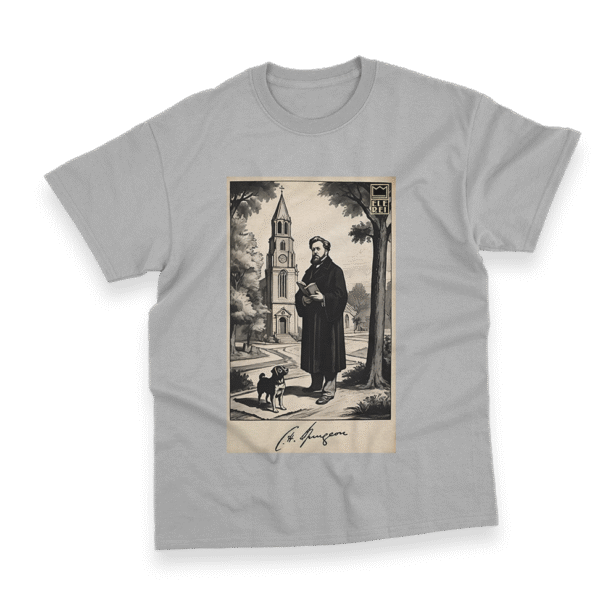 Camiseta Masculina Ele Rei – Spurgeon Signature Nº1 - Imagem 4