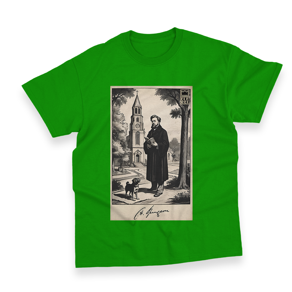 Camiseta Masculina Ele Rei – Spurgeon Signature Nº1