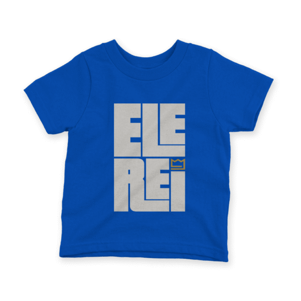 Camiseta Infantil Ele Rei – Escrita – Encaixe - Imagem 2