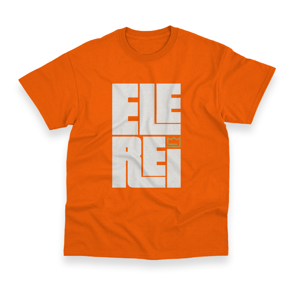 Camiseta Masculina Ele Rei – Escrita – Encaixe