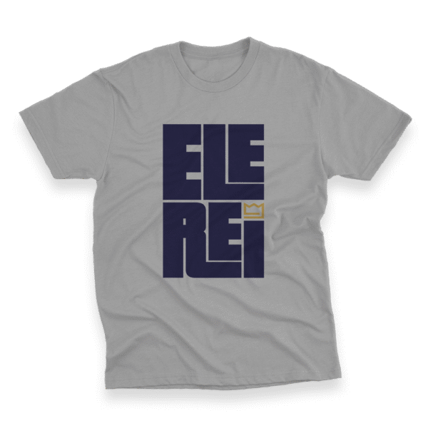 Camiseta Plus Size Ele Rei – Escrita – Encaixe - Imagem 3