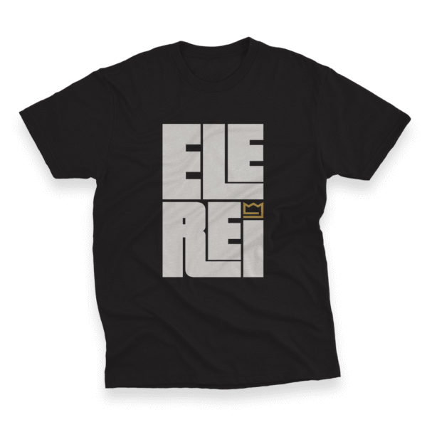 Camiseta Plus Size Ele Rei – Escrita – Encaixe - Imagem 4