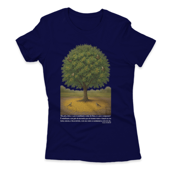 Camiseta Feminina Ele Rei – Lucas 13:18-19 (O Grão de Mostarda) - Imagem 8