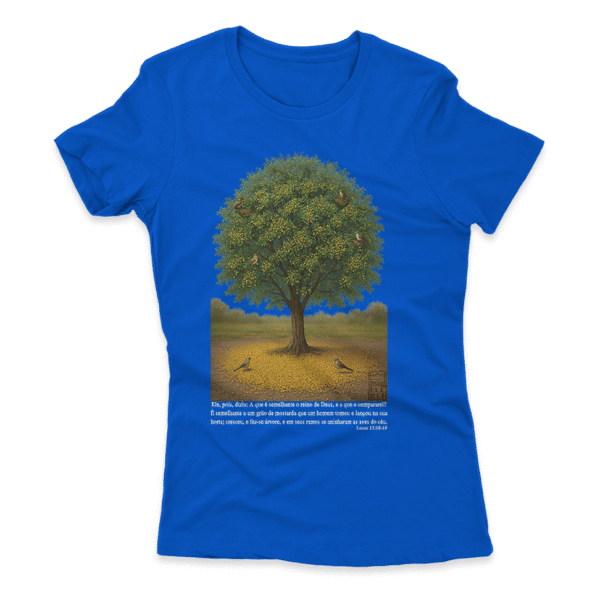 Camiseta Feminina Ele Rei – Lucas 13:18-19 (O Grão de Mostarda) - Imagem 7