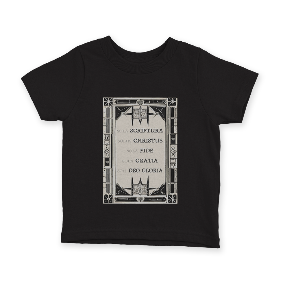Camiseta Infantil Ele Rei – 5 Solas – Ornamental