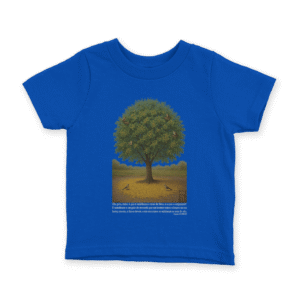 Camiseta Infantil Ele Rei – Lucas 13:18-19 (O Grão de Mostarda)