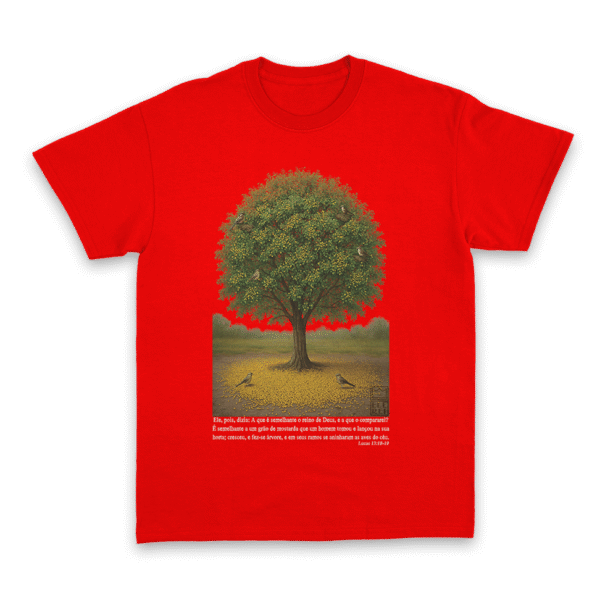Camiseta Masculina Ele Rei – Lucas 13:18-19 (O Grão de Mostarda) - Imagem 4
