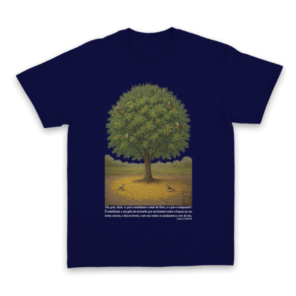 Camiseta Masculina Ele Rei – Lucas 13:18-19 (O Grão de Mostarda) - Imagem 11