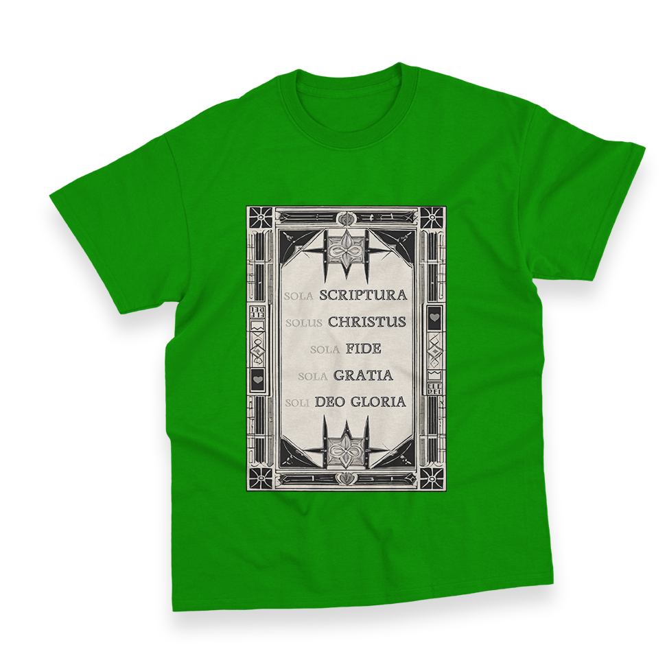 Camiseta Masculina Ele Rei – 5 Solas – Ornamental