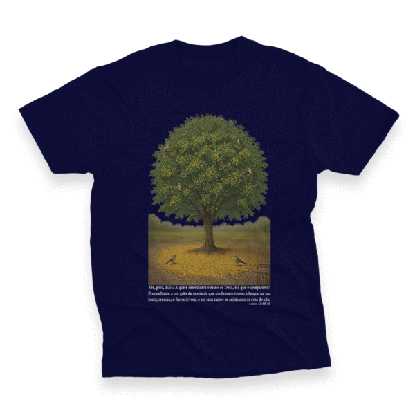 Camiseta Plus Size Ele Rei – Lucas 13:18-19 (O Grão de Mostarda) - Imagem 4